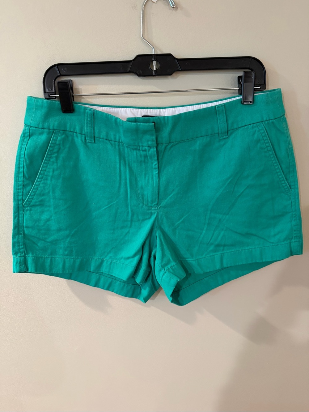 J. Crew Teal Green Cotton Shorts